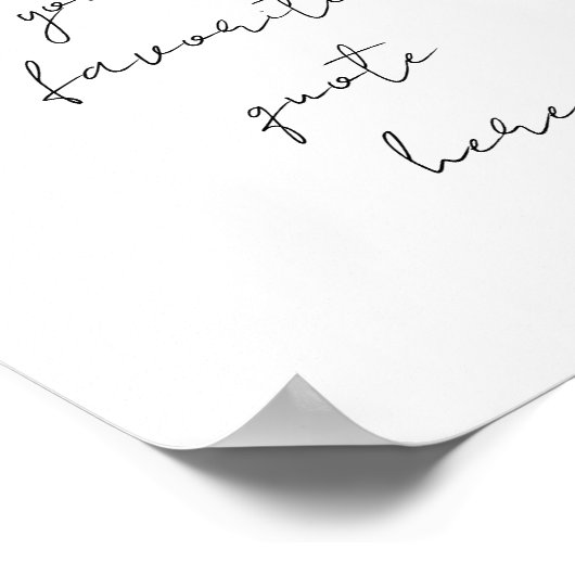 Ihr Angebot Poster (Ecke)