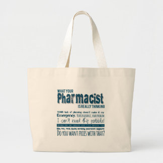Ihr Apotheker denkt wirklich Jumbo Stoffbeutel