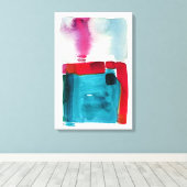 Ihr Aufenthalt Leinwanddruck (Insitu (Holzboden))