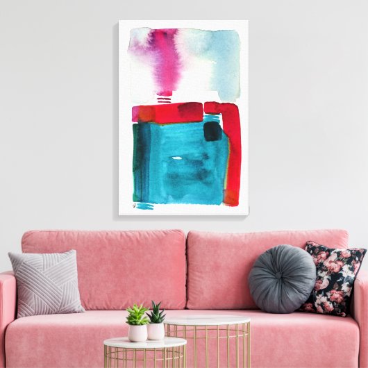 Ihr Aufenthalt Leinwanddruck (Insitu (Wohnzimmer))