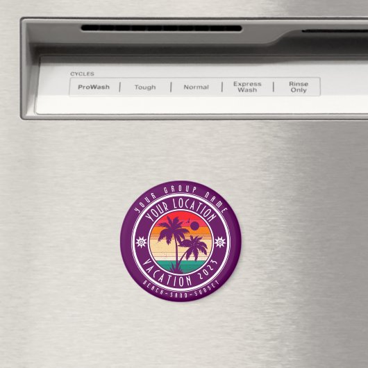 Ihr Aufenthaltsort Urlaub benutzerdefinierte Grupp Magnet (In Situ (Geschirrspüler))