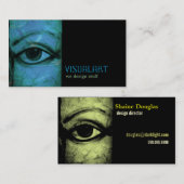 Ihr Auge L Graffiti L Schmutz Visitenkarte (Vorne/Hinten)