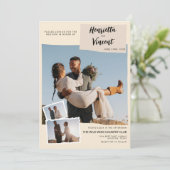 Ihr Augenblick, Ihr Design - Personalisierte Hochz Einladung (Stehend Vorderseite)