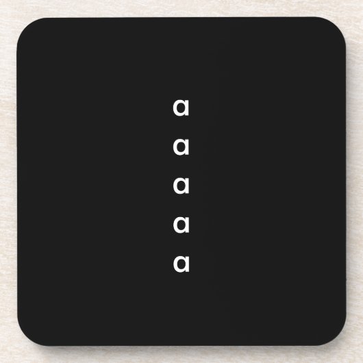 Ihr Ausgewählter Text Untersetzer (Vorderseite)