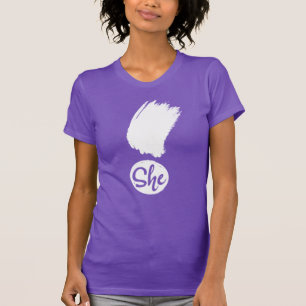 Ihr Ausruf White Design Frauen Shirt