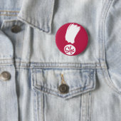 Ihr Ausrufezeichen Weißes Design Button (Beispiel)