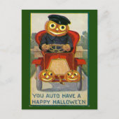 Ihr Auto hat ein glückliches Hallowe'en Postkarte (Vorderseite)