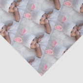 Ihr Baby Foto in einem Muster Seidenpapier (Detail)