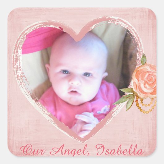 Ihr Baby Foto Sticker (Vorderseite)