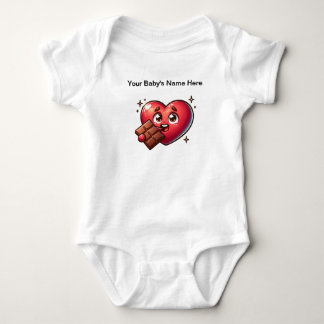 Ihr Baby ist Ihr Valentin Strampler