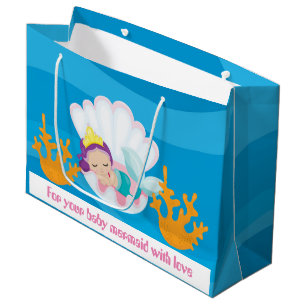 Ihr Baby Meerjungfrau Baby Schuhbeutel Party Große Geschenktüte