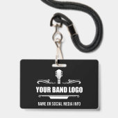 Ihr Band-Logo Ausweis (Front with Lanyard)