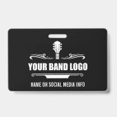 Ihr Band-Logo Ausweis (Vorderseite)