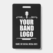 Ihr Band-Logo Ausweis (Vorderseite)