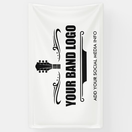 Ihr Band-Logo Banner (Vertikal)
