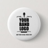 Ihr Band-Logo Button (Vorderseite)