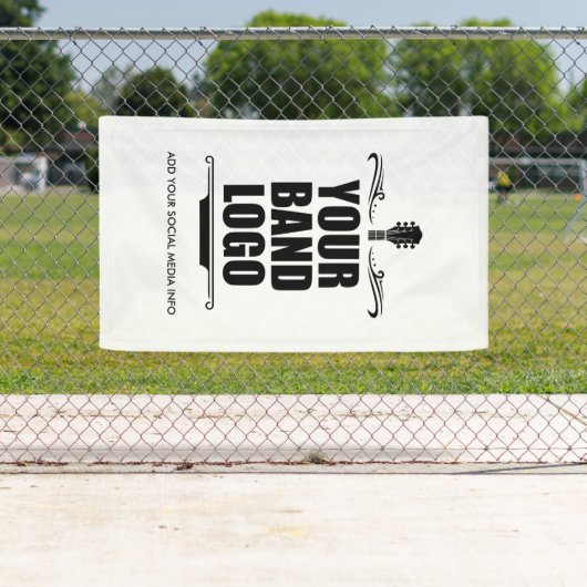 Ihr Band-Logo lang Banner (Insitu)