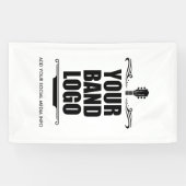 Ihr Band-Logo lang Banner (Horizontal)