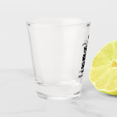 Ihr Band-Logo Schnapsglas (Links)