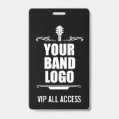 Ihr Band-Logo VIP Ausweis (Vorderseite)