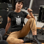 Ihr Band-Logo - Wählen Sie Ihre Farbfrauen aus T-Shirt