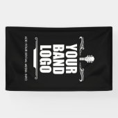 Ihr Band-Logo - Wählen Sie Ihre Hintergrundfarbe l Banner (Horizontal)