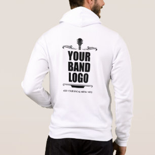 Ihr Band-Logo-Zip Hoodie