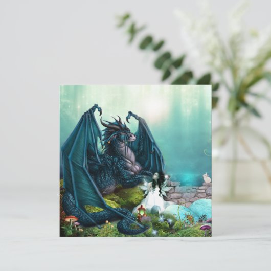Ihr Begleiter Fantasy Dragon und Fairy (Stehend Vorderseite)
