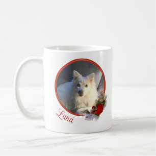 Ihr Begleiter Weihnachten Foto und Name Tasse