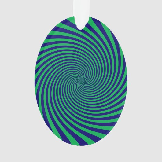 Ihr Behalten, ruhiger Text in blau-grün-wirbelfarb Ornament (Rückseite)