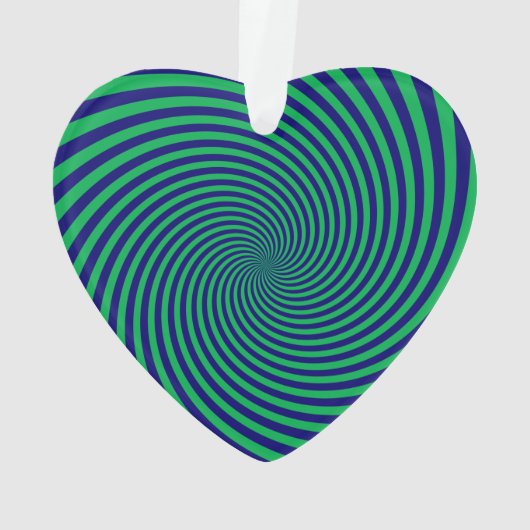 Ihr Behalten, ruhiger Text in blau-grün-wirbelfarb Ornament (Rückseite)