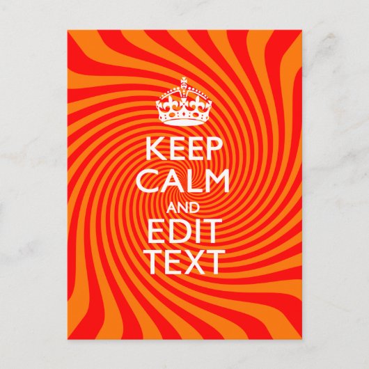 Ihr Behalten ruhiges Sprichwort auf dem lebhaften Postkarte (Vorderseite)