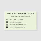 Ihr Beispiel für die Magnetkarte Ihrer Werbeaktion (Vorderseite)