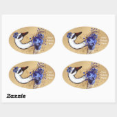 Ihr benutzerdefinierter Oval-Aufkleber Ovaler Aufkleber (Blatt)