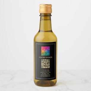 Ihr benutzerdefinierter QR-Code Logo-Mini hochlade Weinetikett
