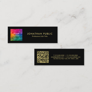 Ihr benutzerdefinierter QR-Code Logo Name Black Go Telefonnummerkarte