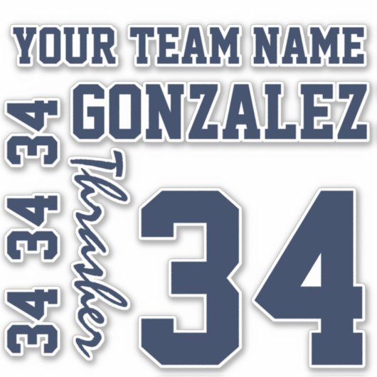 Ihr benutzerdefinierter Team Farbe geschnitten Vin Aufkleber (Vorderseite)