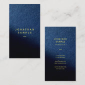 Ihr benutzerdefinierter Text elegant Luxus Vertika Visitenkarte (Vorne/Hinten)