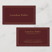 Ihr benutzerdefinierter Text Moderne einfache Vorl Visitenkarte (Vorne/Hinten)