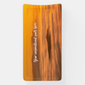 Ihr benutzerdefinierter Text überwindet nebelige L Banner (Vertikal)