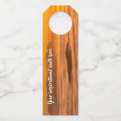 Ihr benutzerdefinierter Text überwindet nebelige L Flaschenanhänger (Vorderseite)