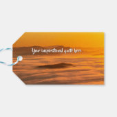 Ihr benutzerdefinierter Text überwindet nebelige L Geschenkanhänger (Rückseite Horizontal)