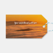 Ihr benutzerdefinierter Text überwindet nebelige L Geschenkanhänger (Vorderseite (Horizontal))