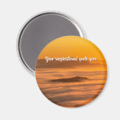 Ihr benutzerdefinierter Text überwindet nebelige L Magnet (Vorderseite/Rückseite)