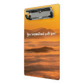 Ihr benutzerdefinierter Text überwindet nebelige L Mini Klemmbrett (Gewinkelt2)