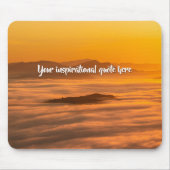 Ihr benutzerdefinierter Text überwindet nebelige L Mousepad (Vorne)