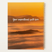 Ihr benutzerdefinierter Text überwindet nebelige L Planer (Rückseite)