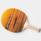 Ihr benutzerdefinierter Text überwindet nebelige L Tischtennis Schläger (Seitenansicht)