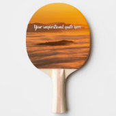 Ihr benutzerdefinierter Text überwindet nebelige L Tischtennis Schläger (Vorderseite)