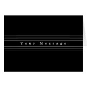 Ihr benutzerdefinierter Text und moderne Streifen  (Vorderseite (Horizontal))